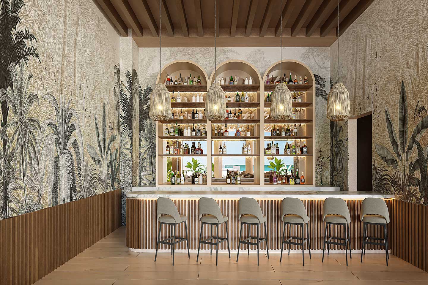 Bar del hotel Almare