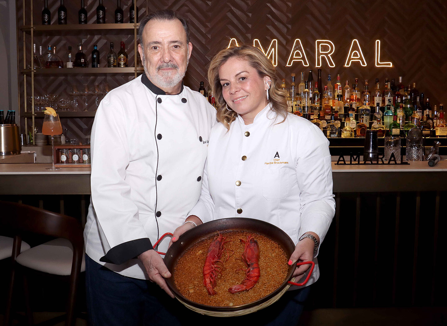 Amaral_2 José Armengol y Martha Brockmann