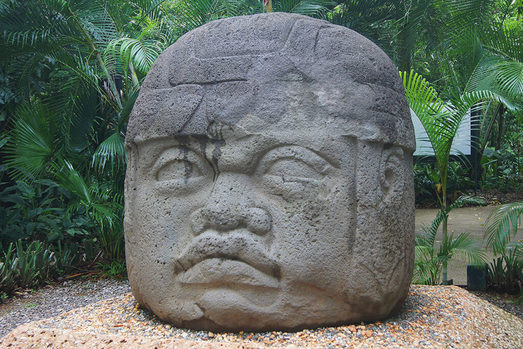 Monolitos_México_Venta_Tabasco Cabeza olmeca de La Venta, Tabasco