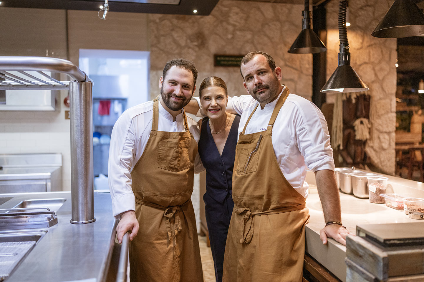 Xal_Julian_Otero_Jordi_Bross_Sandra_Fernandez Sommelier Sandra Fernández en el restaurante Xal