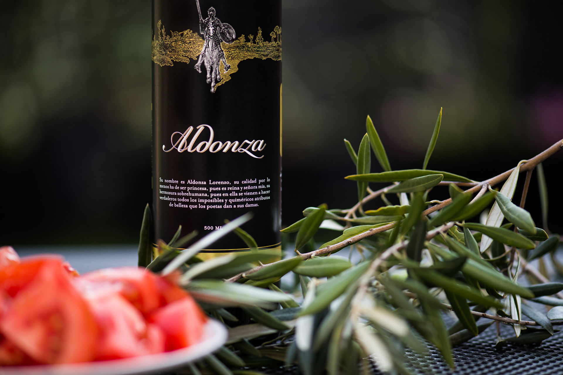 Aldonza-aceite-ensalada Aceite de oliva de Aldonza Gourmet