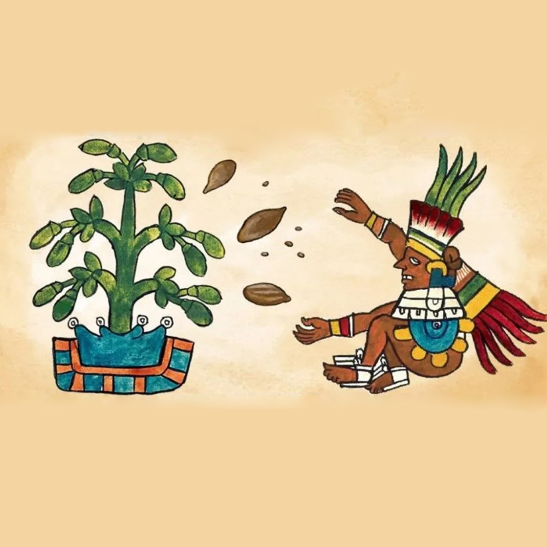 curiosidades_cacao_Quetzalcóatl curiosidades del cacao
