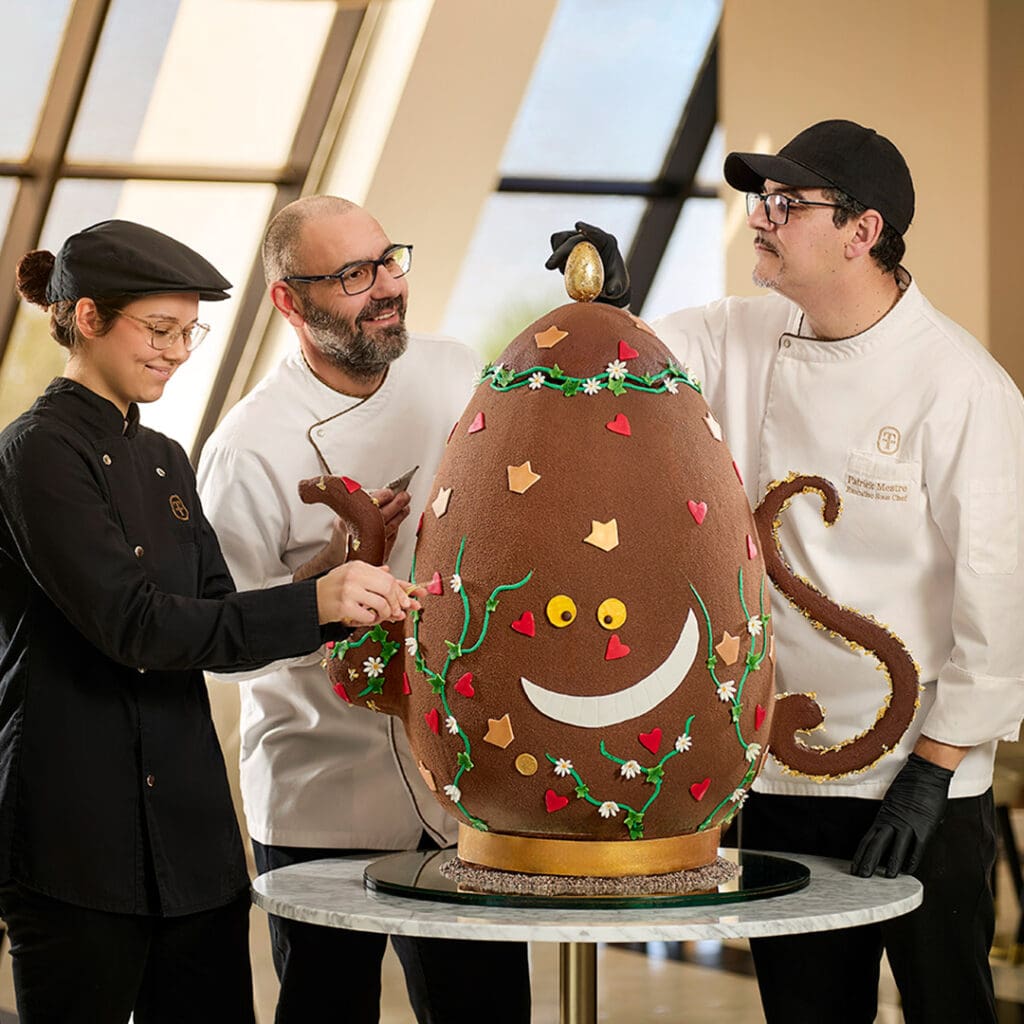 Los personajes se reinterpretan en chocolate.