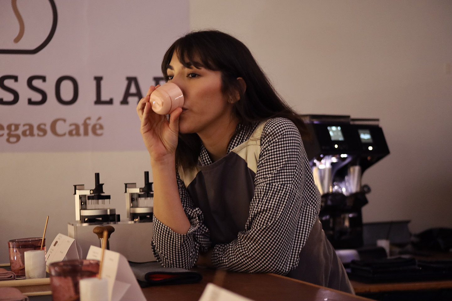 barista Jennifer Borrego