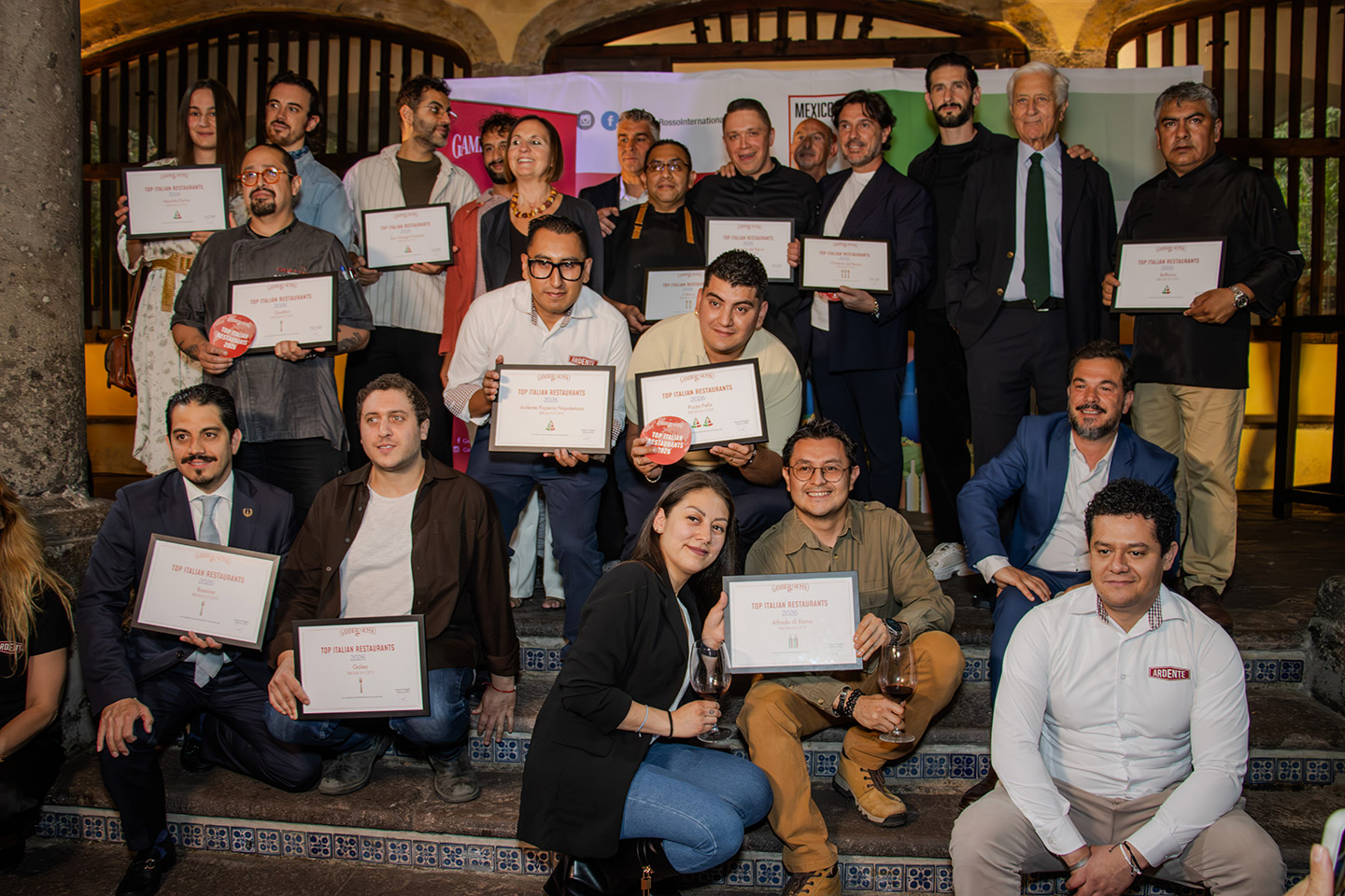 La selección de Gambero Rosso en México.